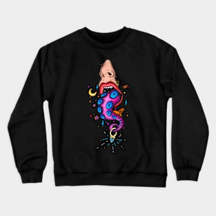 Tentacles with a ring Crewneck Sweatshirt